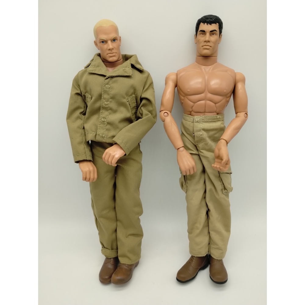 Lot Of 2 1996 GI Joe Hasbro Fashion Doll Some Clothes And Boots Included